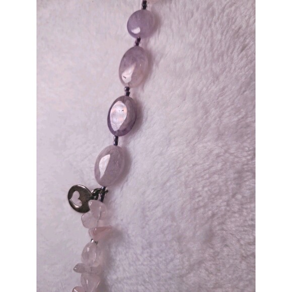 NWT Peyote Bird Free Spirit Gemstones Pearls Chips Bead Mix Long Necklace 34" - Picture 8 of 12